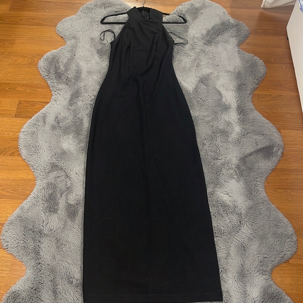Rachel Roy high neck formal maxi dress
